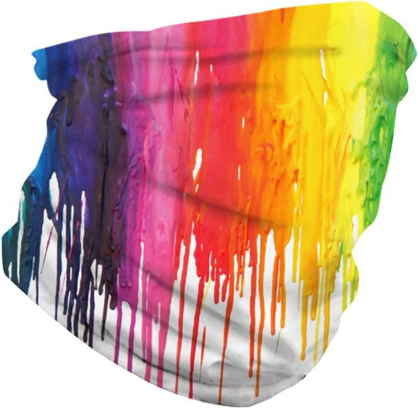 Summer Sun-proof Sports Face Mask 1pc Cooling Headscarf Multi-functional Neck Gaiter Breathable Polyester Scarf Face Mask Headband Reusable for Men Women