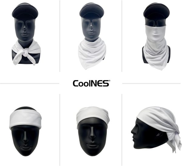 Cooling Bandana Adjustable Cools Instantly When Wet UPF 50 - Image 2