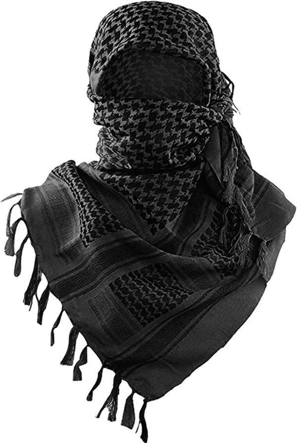 Military  Tactical Desert Scarf / 100% Cotton Keffiyeh Scarf Wrap for Men And Women