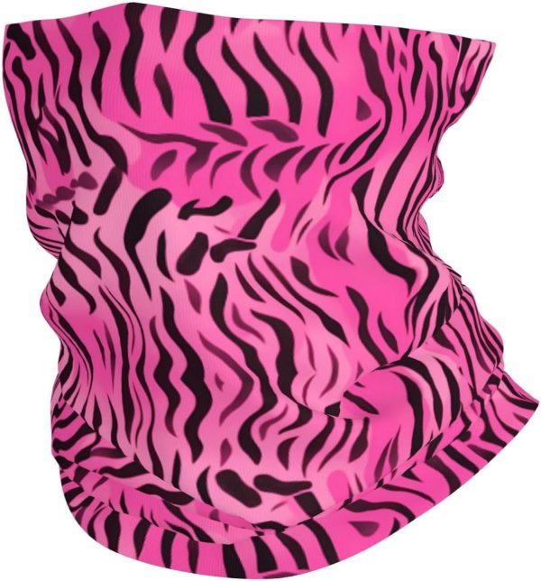 zebra tiger leopard pink Prints Multifunctional sports headscarf Headband, face mask, wristband