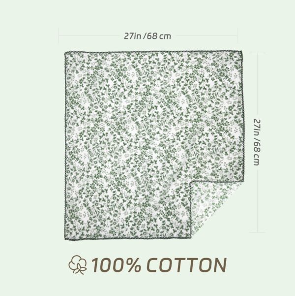 Cotton Bandana,Large Bandanas for Women,Head Coverings for Women,Head Scarf Handkerchief, Square Scarf Headband - Image 2