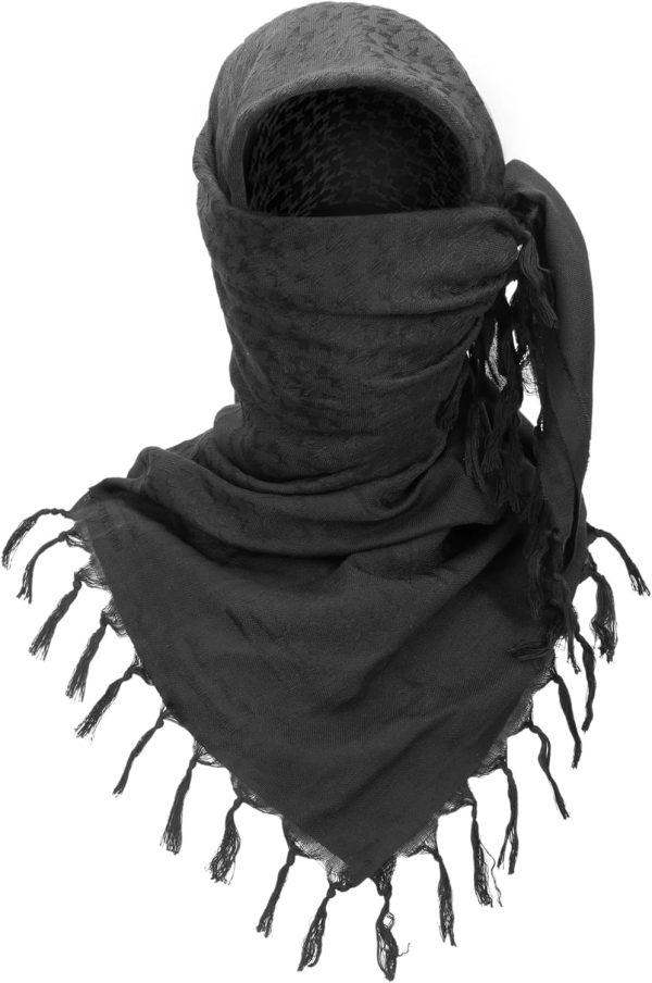 Military  Tactical Desert Scarf / 100% Cotton Keffiyeh Scarf Wrap for Men And Women - Image 2