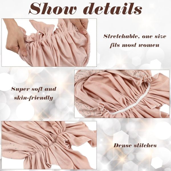 6 Pcs Chemo Headwear for Women Pre-Tied Head Scarves Turban Beanie Caps Cancer Head Wrap Headscarf for Yoga Running - Image 2