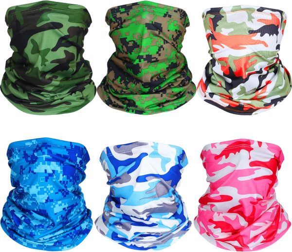 Summer Face Cover Scarf Mens Balaclava Neck Gaiter Baclava Face Breathable Bandana Sun Protection Cycling Running